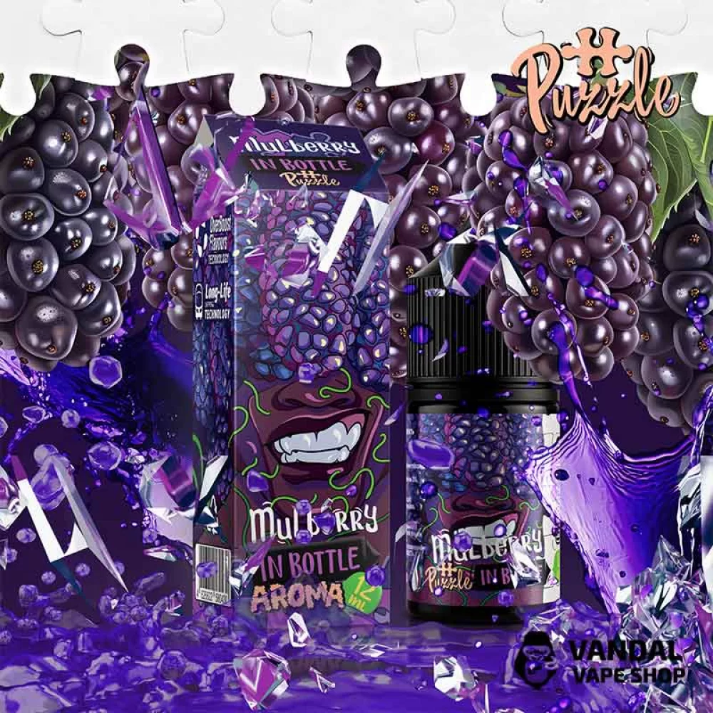 Набор для самозамеса In Bottle Salt Puzzle 30 мл 30 мг со вкусом шелковицы