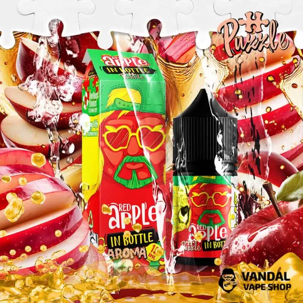 Набор для самозамеса In Bottle Salt Puzzle 30 мл 30 мг со вкусом красного яблока