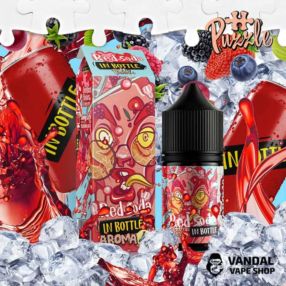 Набор для самозамеса In Bottle Salt Puzzle 30 мл 30 мг со вкусом красной соды Набор для самозамеса In Bottle Salt Puzzle 30 мл 30 мг со вкусом красной соды