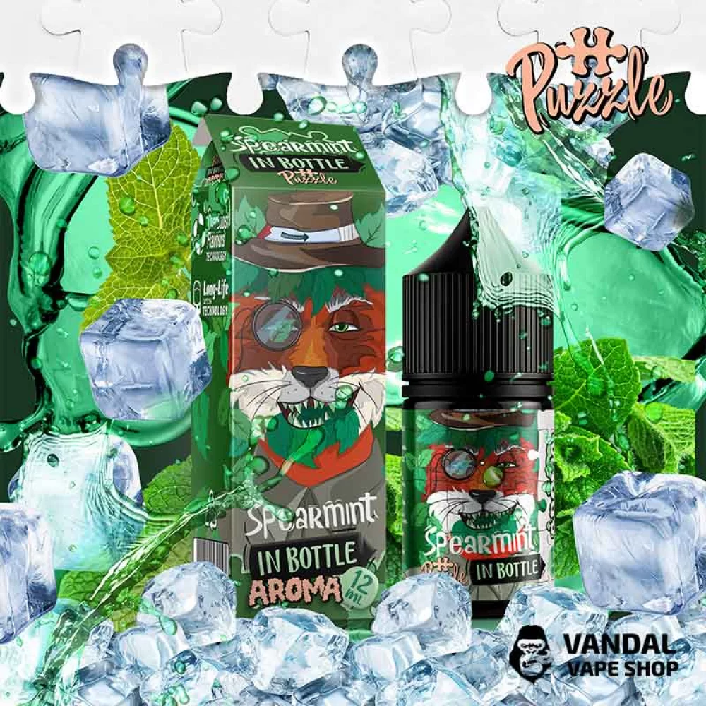 Набор для самозамеса In Bottle Salt Puzzle 30 мл 30 мг со вкусом мяты Набор для самозамеса In Bottle Salt Puzzle 30 мл 30 мг со вкусом мяты