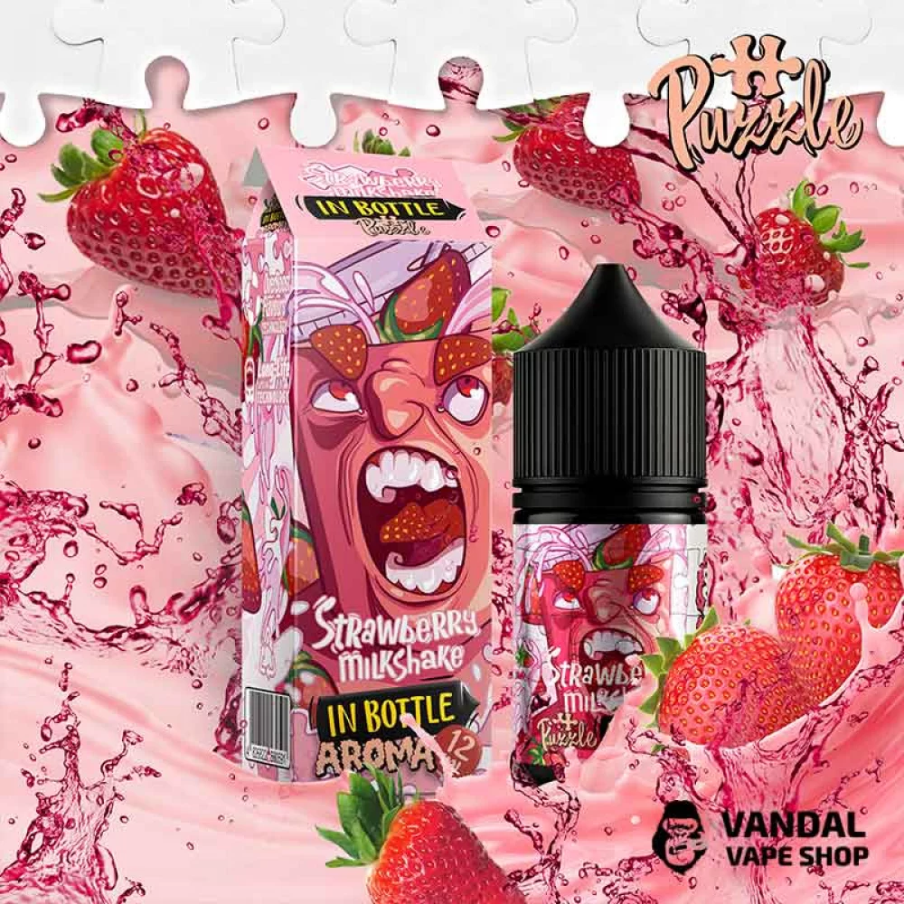 Набір для самозамісу In Bottle Salt Puzzle 30 мл 30 мг зі смаком полуничного мілкшейку