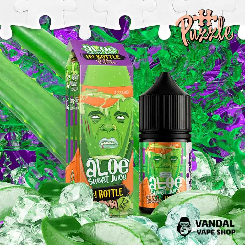 Набір для самозамісу In Bottle Salt Puzzle 30 мл 30 мг зі смаком соку алое