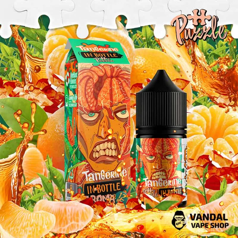 Набір для самозамісу In Bottle Salt Puzzle 30 мл 30 мг зі смаком мандарина Набір для самозамісу In Bottle Salt Puzzle 30 мл 30 мг зі смаком мандарина