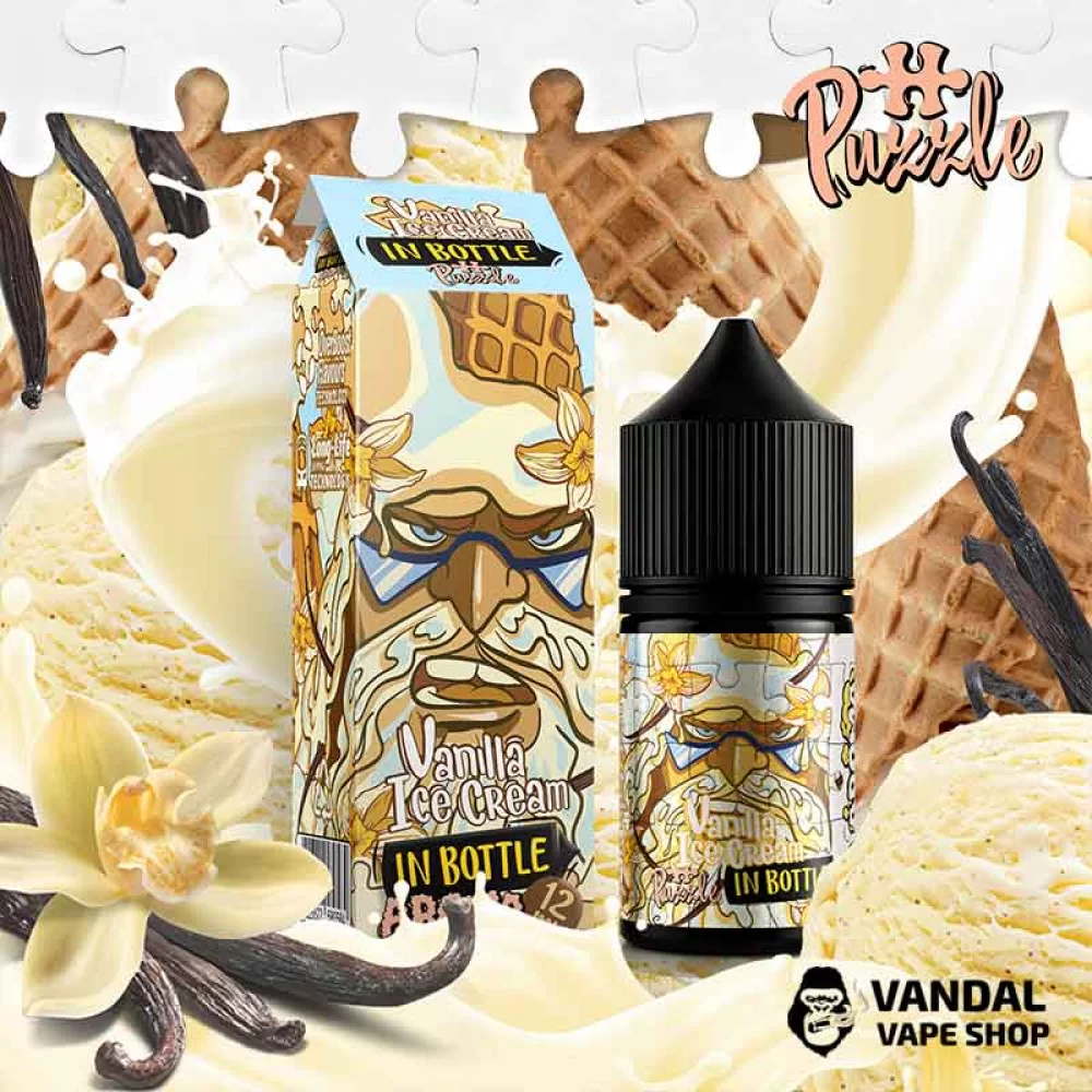 Набір для самозамісу In Bottle Salt Puzzle 30 мл 30 мг зі смаком ванільного морозива