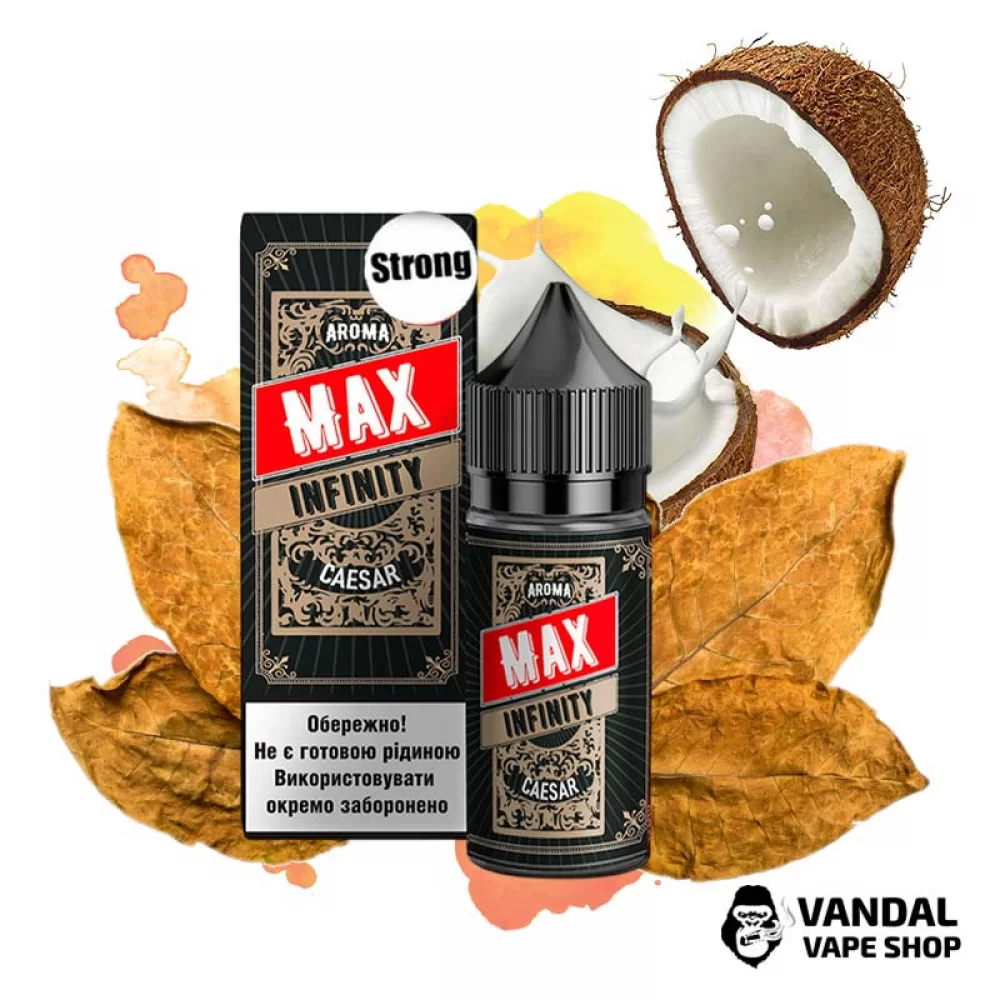 Набір для самозамісу Infinity MAX Strong 30 мл 50 мг зі смаком тютюну з кокосом