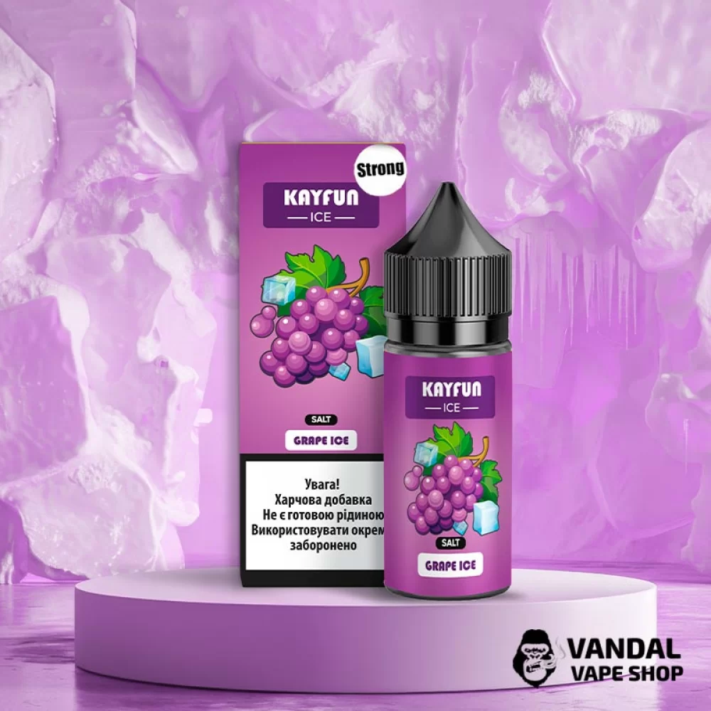 Набор для самозамеса Kayfun Ice Strong - со вкусом винограда с льдом Набор для самозамеса Kayfun Ice Strong - со вкусом винограда с льдом