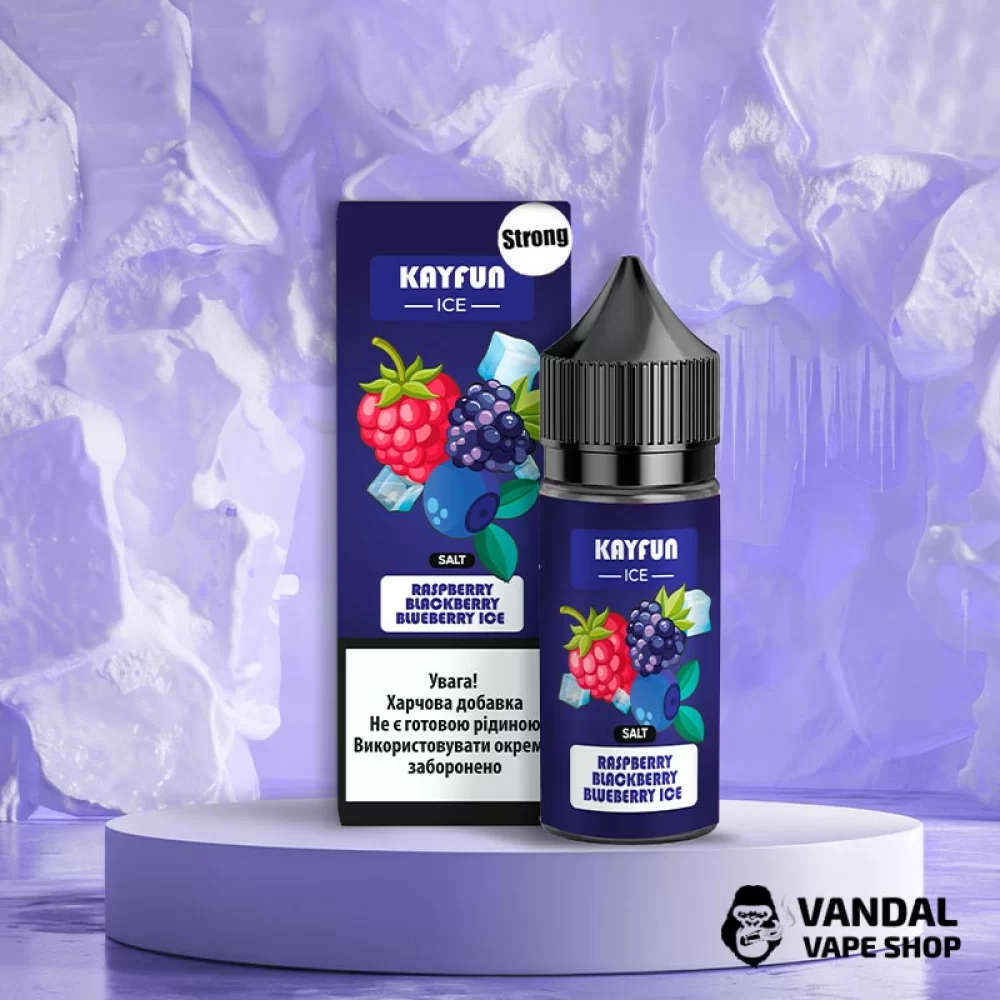 Набор для самозамеса Kayfun Ice Strong - комбинация малины, ежевики и черники со льдом