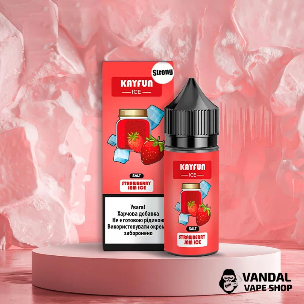 Набор для самозамеса Kayfun Ice Strong - со вкусом клубничного джема со льдом Набор для самозамеса Kayfun Ice Strong - со вкусом клубничного джема со льдом