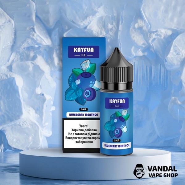 Набір для самозамісу Kayfun Ice - зі смаком чорниці та крижаного ментолу