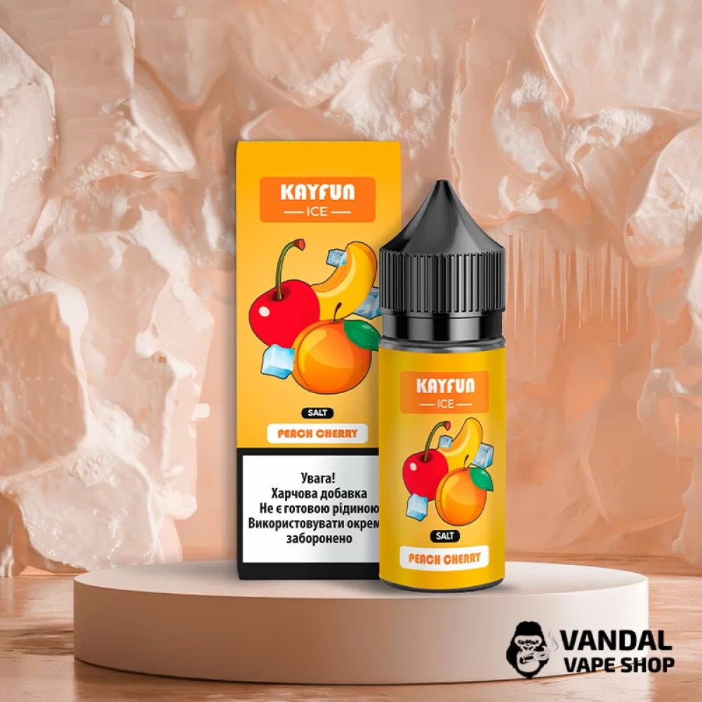 Набор для самозамеса Kayfun Ice - сладкий персик и кисловатая вишня со льдом Набор для самозамеса Kayfun Ice - сладкий персик и кисловатая вишня со льдом
