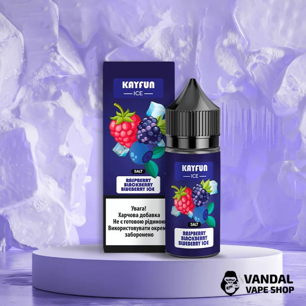 Набор для самозамеса Kayfun Ice - комбинация малины, ежевики и черники со льдом Набор для самозамеса Kayfun Ice - комбинация малины, ежевики и черники со льдом