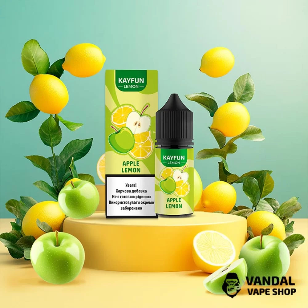Набор для самозамеса Kayfun Lemon 30 мл 50 мг - со вкусом яблока с лимоном