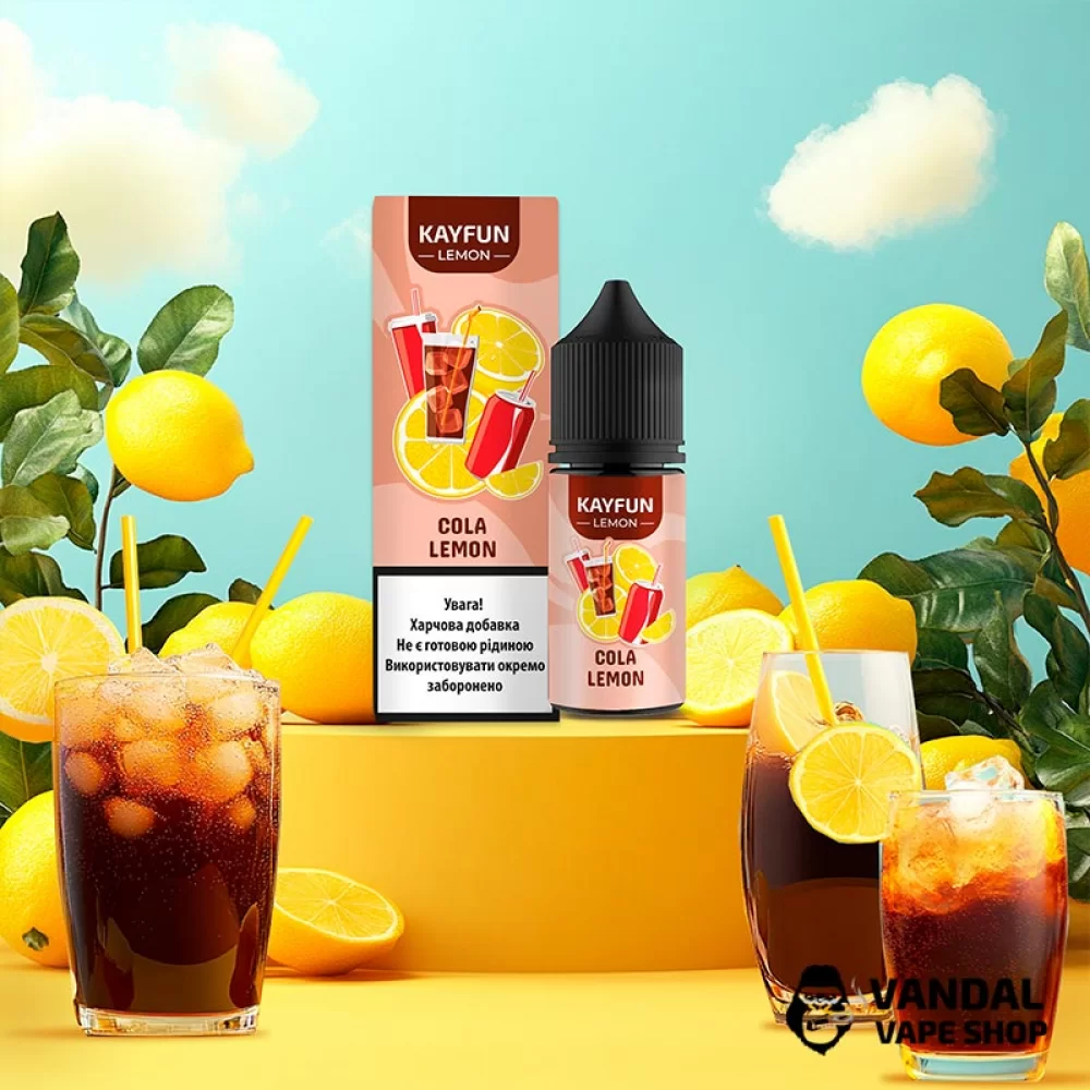 Набор для самозамеса Kayfun Lemon 30 мл 50 мг - со вкусом колы с лимоном