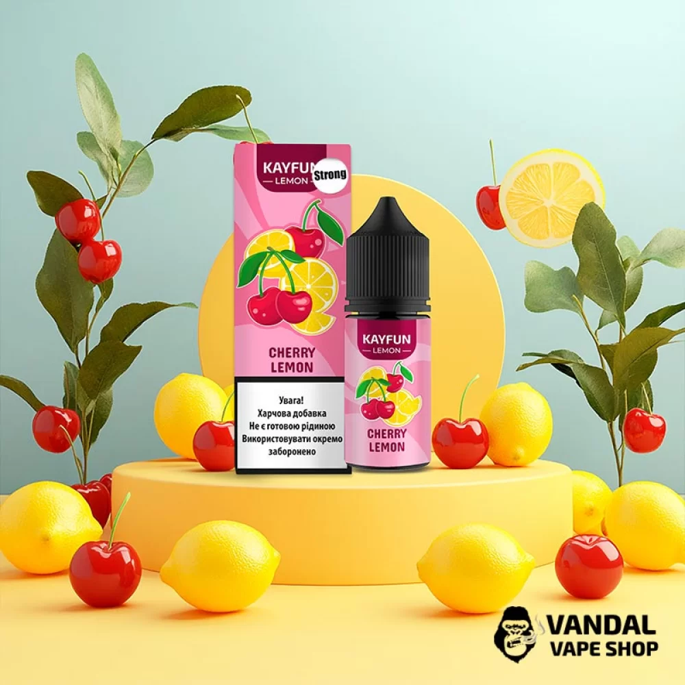 Набор для самозамеса Kayfun Lemon Strong 30 мл 50 мг - со вкусом вишни с лимоном
