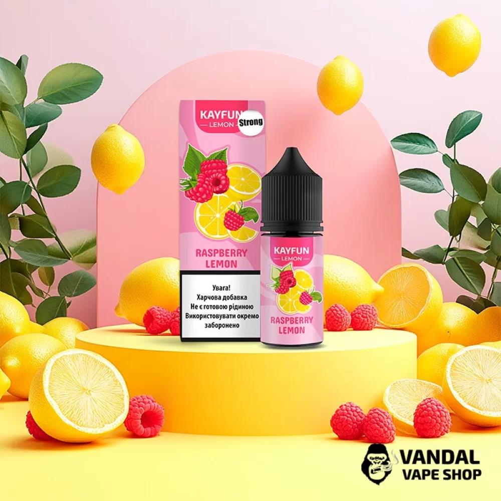 Набор для самозамеса Kayfun Lemon Strong 30 мл 50 мг - со вкусом малины с лимоном