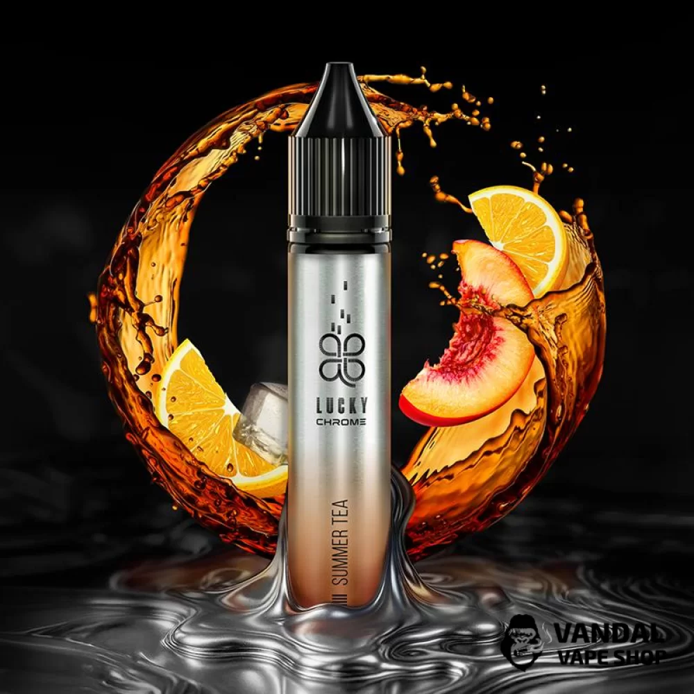 Набір для самозамісу Lucky Chrome 30 мл 65 мг зі смаком персику та лимону