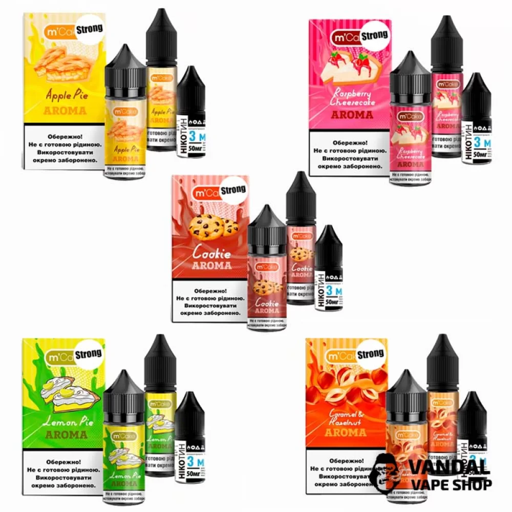 Набор для самозамеса M-Cake Strong 30 мл Набор для самозамеса M-Cake Strong 30 мл