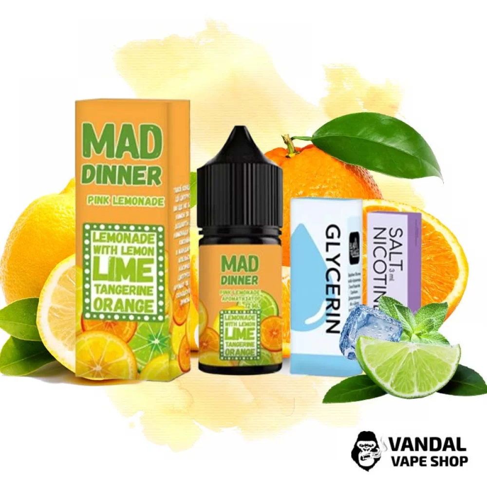 Набір для самозамісу Mad Dinner 30 мл 50 мг - зі смаком лимонаду.