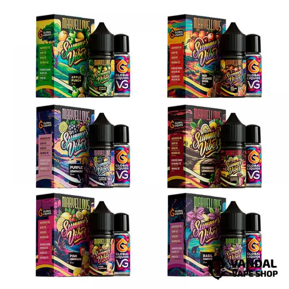 Набор для самозамеса Marvellous Summer Vibes 30 мл Набор для самозамеса Marvellous Summer Vibes 30 мл