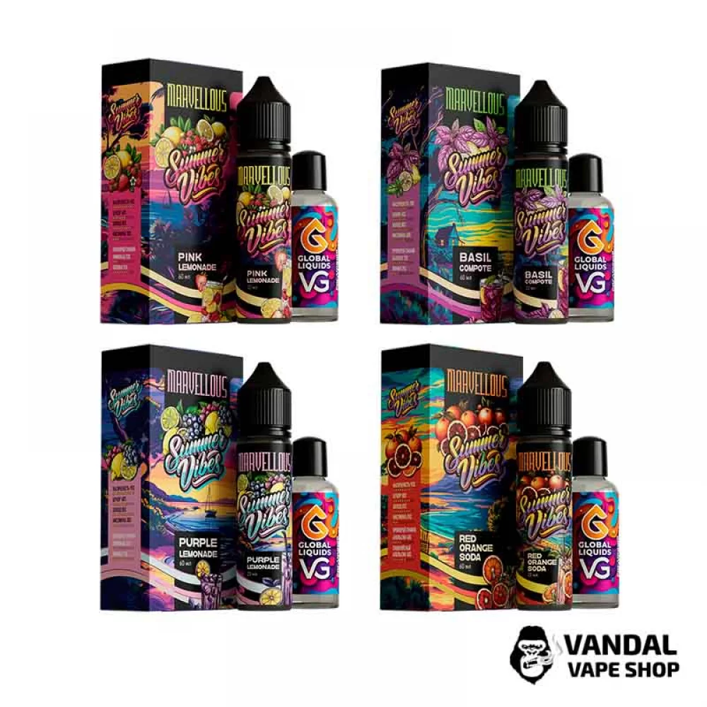 Органічний набір для самозамісу Marvellous Summer Vibes 60 мл Органічний набір для самозамісу Marvellous Summer Vibes 60 мл