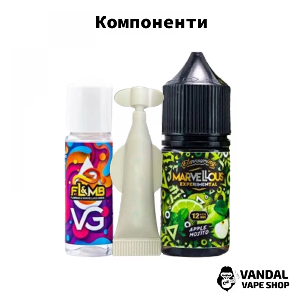 Набор для самозамеса  Marvellous Experimental 30 мл 50 мг со вкусом фрукта дракона, дыни и арбуза Набор для самозамеса  Marvellous Experimental 30 мл 50 мг со вкусом фрукта дракона, дыни и арбуза