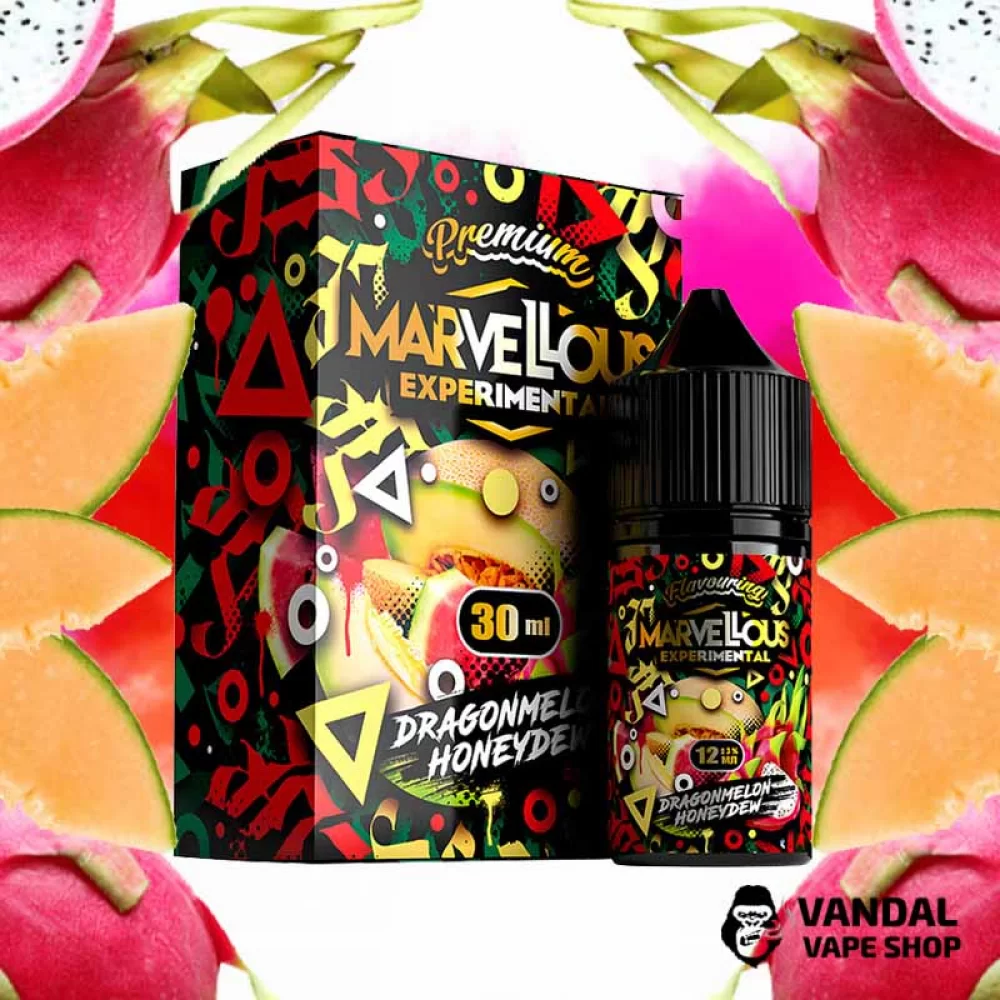 Набор для самозамеса  Marvellous Experimental 30 мл 50 мг со вкусом фрукта дракона, дыни и арбуза Набор для самозамеса  Marvellous Experimental 30 мл 50 мг со вкусом фрукта дракона, дыни и арбуза