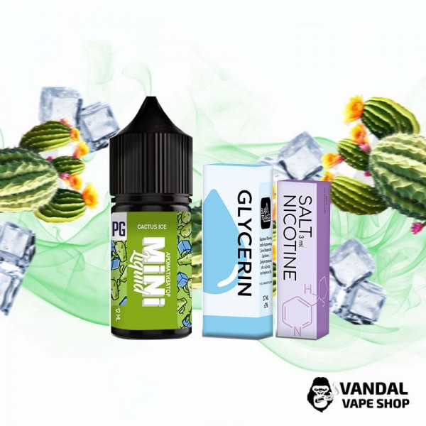 Набір для самозамісу  Mini Liquid  30 мл 25 мг зі смаком кактуса з холодком