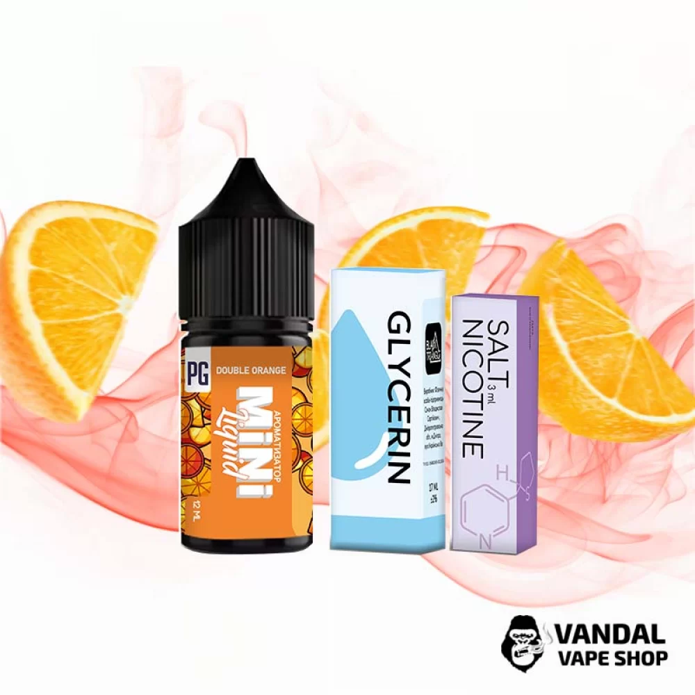 Набір для самозамісу  Mini Liquid  30 мл 25 мг зі смаком подвійного апельсина