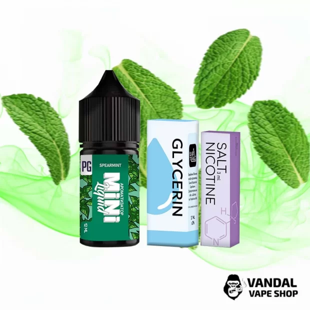 Набор для самозамеса Mini Liquid  30 мл 25 мг со вкусом мяты