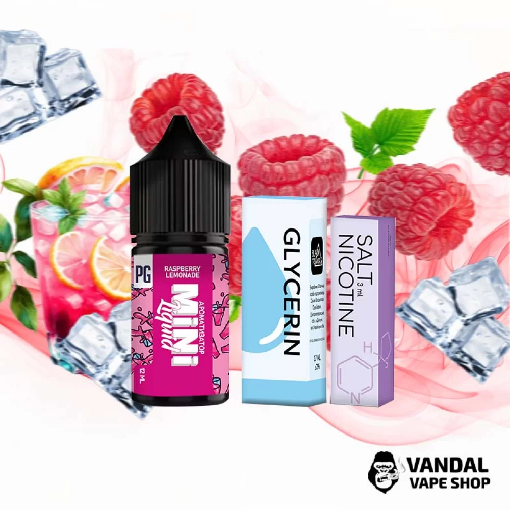 Набір для самозамісу  Mini Liquid  30 мл 50 мг зі смаком лимонаду з малини