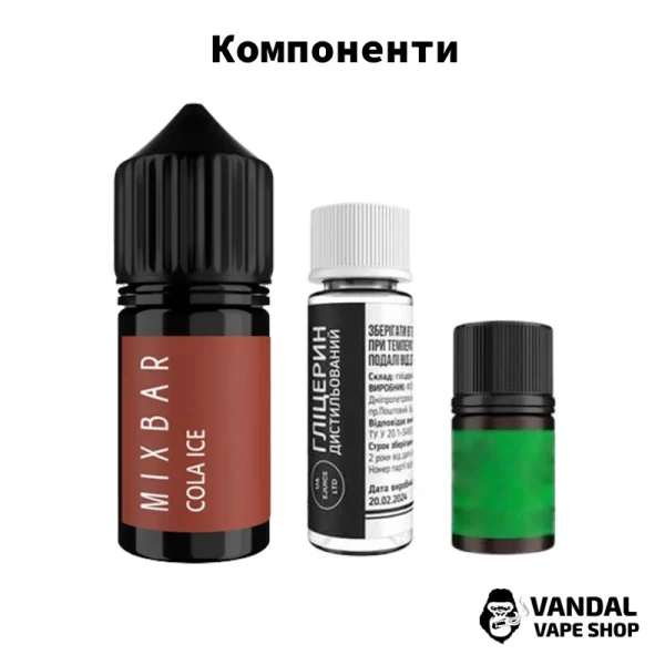 Набір для самозамісу Mix Bar 30 мл 65 мг зі смаком банана і льоду