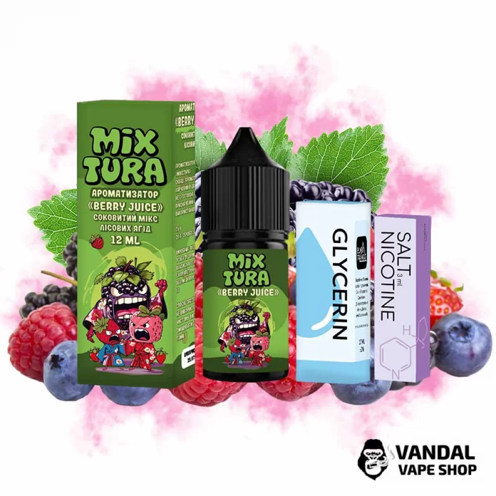 Набор для самозамеса Mixtura - с вкусом лесных ягод Набор для самозамеса Mixtura - с вкусом лесных ягод