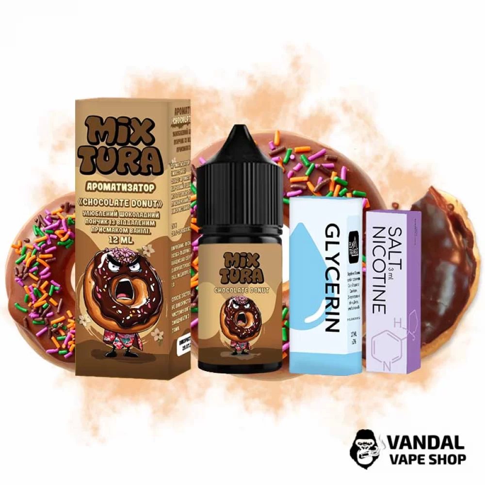 Набор для самозамеса Mixtura - с вкусом шоколаднго пончика