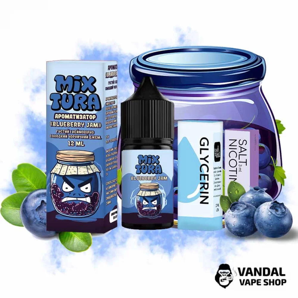 Набір для самозамісу Mixtura - зі смаком чорничного джему
