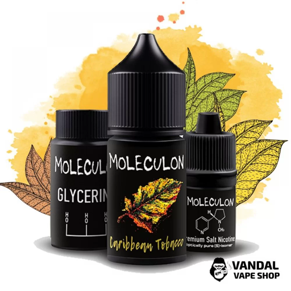 Набор для самозамеса Moleculon 30 мл 25 мг со вкусом табака Набор для самозамеса Moleculon 30 мл 25 мг со вкусом табака