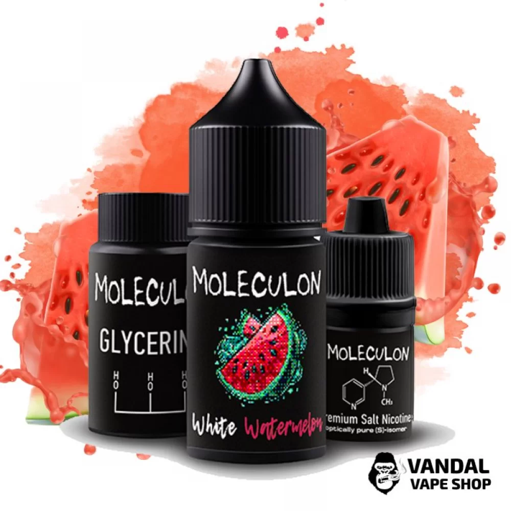 Набор для самозамеса Moleculon 30 мл 25 мг со вкусом белого арбуза Набор для самозамеса Moleculon 30 мл 25 мг со вкусом белого арбуза