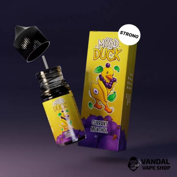 Набор для самозамеса Mood Duck Strong 30 мл 50 мг со вкусом смородины и ментола