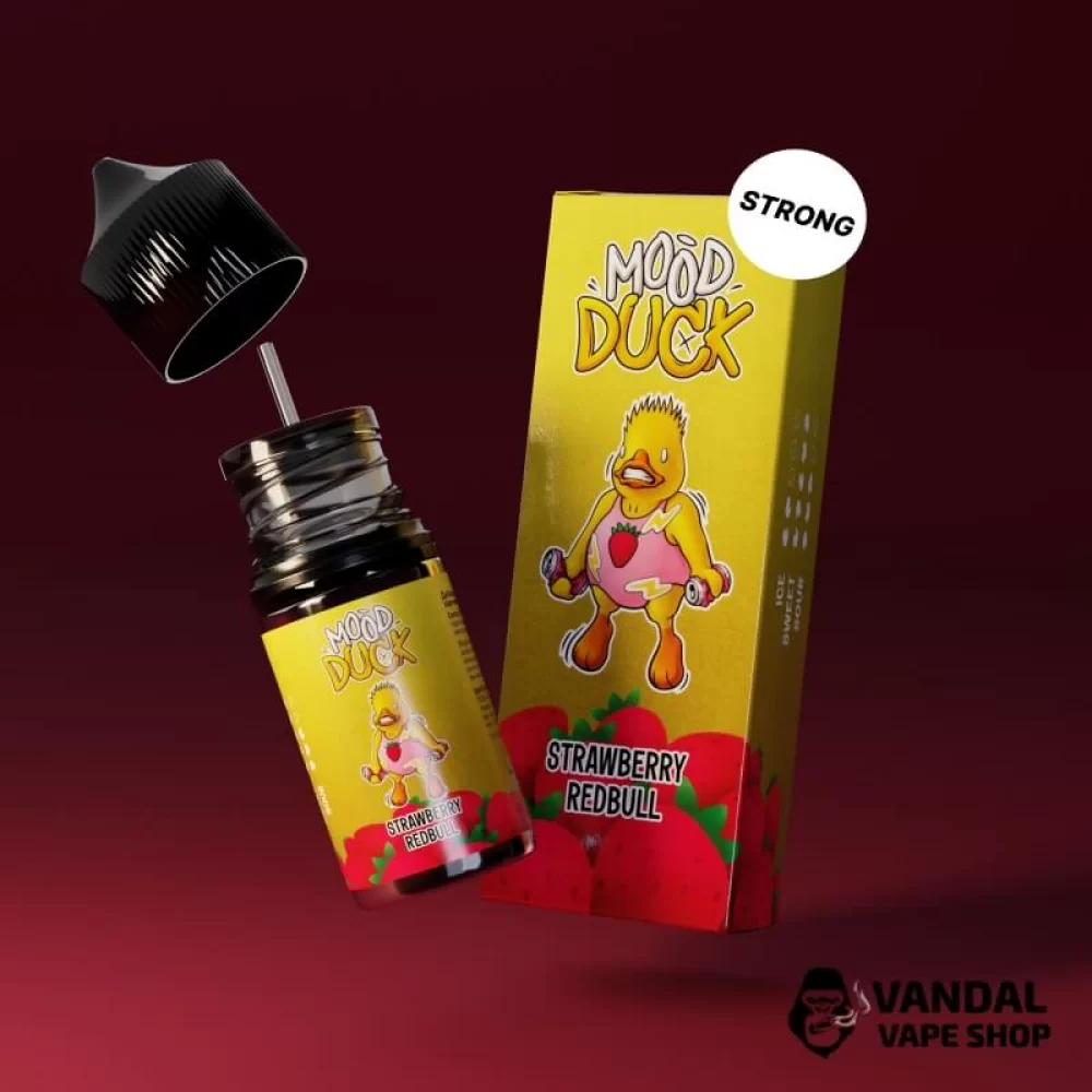 Набор для самозамеса Mood Duck Strong 30 мл 50 мг со вкусом клубничного энергетика