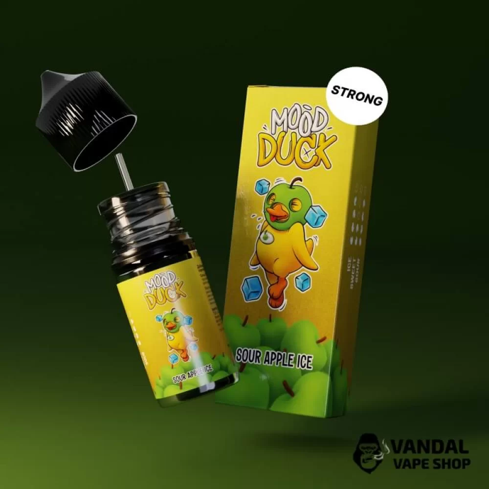 Набор для самозамеса Mood Duck Strong 30 мл 50 мг со вкусом кислого яблока с холодком