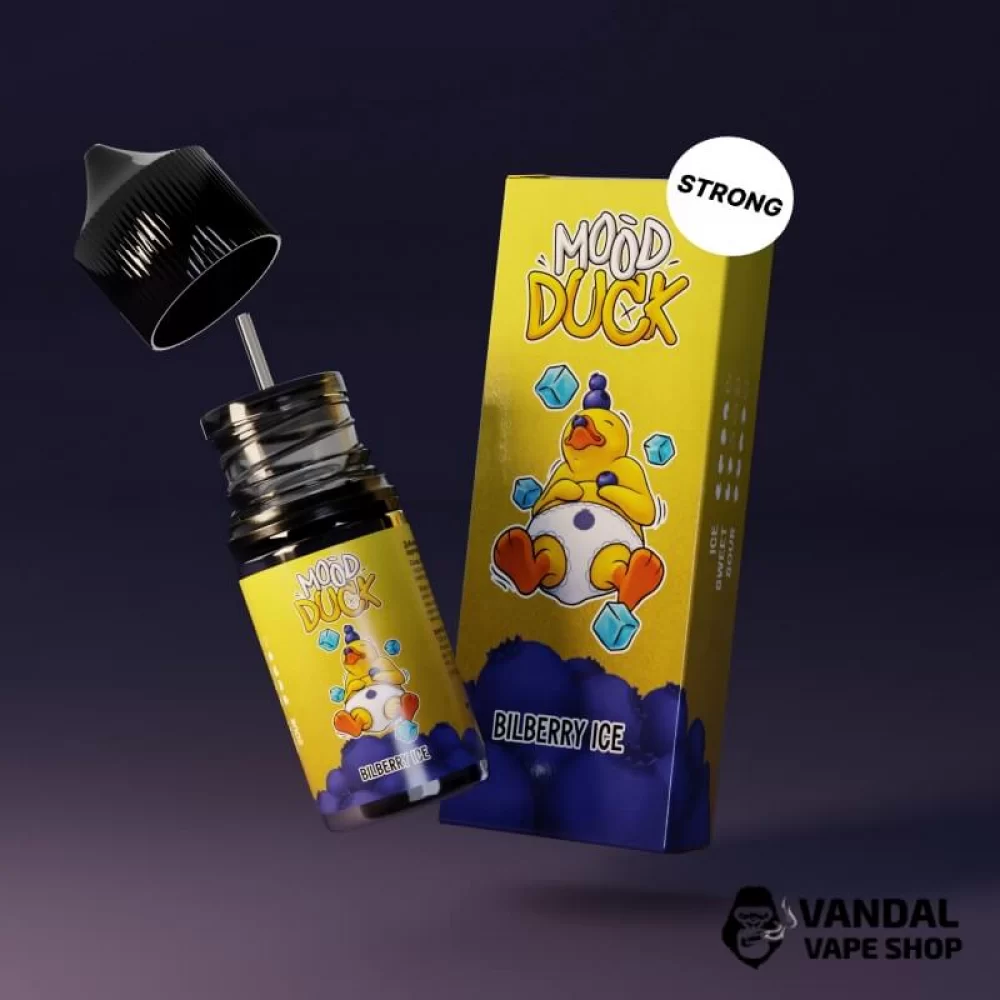 Набір для самозамісу Mood Duck Strong 10 мл 50 мг зі смаком чорниці з холодком