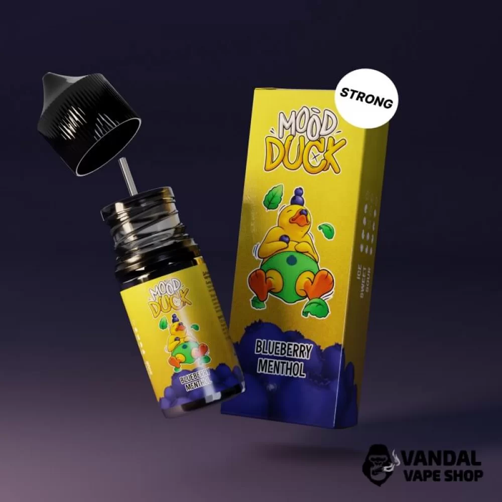 Набір для самозамісу Mood Duck Strong 10 мл 50 мг зі смаком чорниці і ментолу