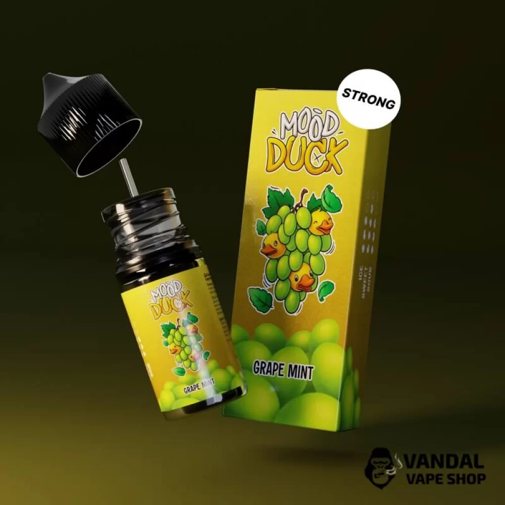 Набір для самозамісу Mood Duck Strong 10 мл 50 мг зі смаком винограда і м'яти
