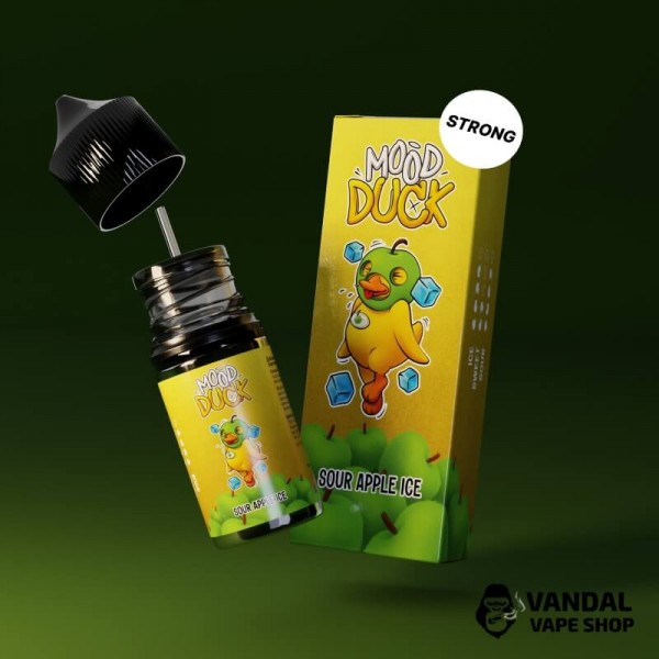 Набор для самозамеса Mood Duck Strong 10 мл 50 мг со вкусом кислого яблока с холодком