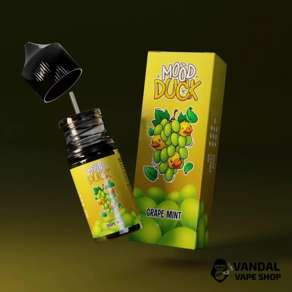 Набор для самозамеса Mood Duck 30 мл 50 мг со вкусом винограда и мяты Набор для самозамеса Mood Duck 30 мл 50 мг со вкусом винограда и мяты