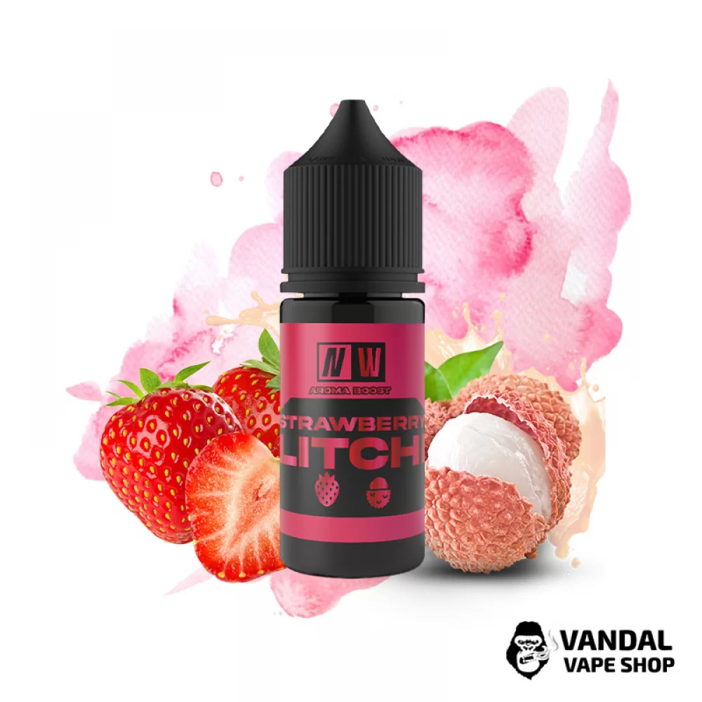 Набір для самозамісу New Way NW 30 мл 65 мг зі смаком полуниці і лічі Набір для самозамісу New Way NW 30 мл 65 мг зі смаком полуниці і лічі