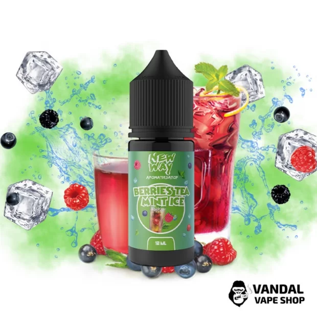 Набор для самозамеса New Way Ice 30 мл 10 мг со вкусом ягодного чая с ментолом и холодком