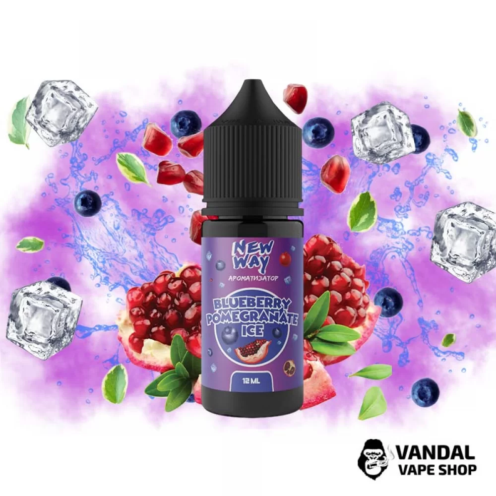 Набор для самозамеса New Way Ice 30 мл 65 мг со вкусом черники с сочным гранатом и холодком Набор для самозамеса New Way Ice 30 мл 65 мг со вкусом черники с сочным гранатом и холодком
