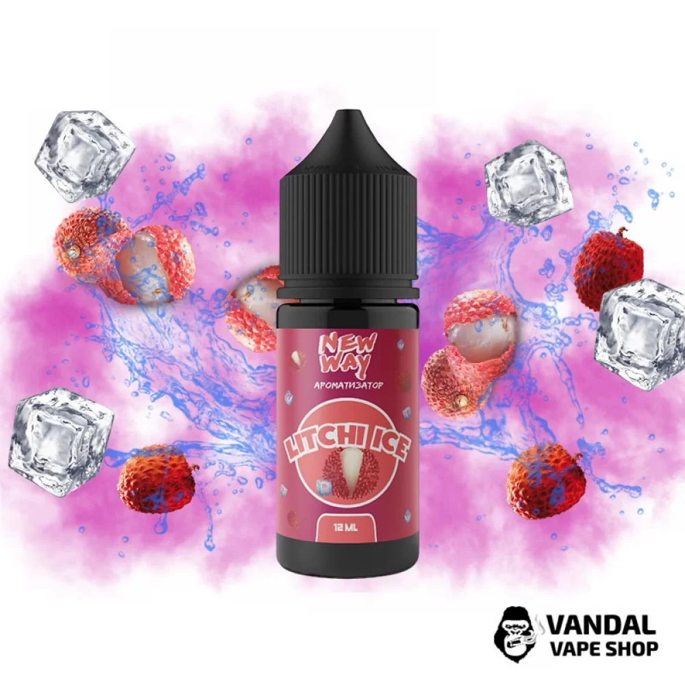 Набір для самозамісу New Way Ice 30 мл 65 мг зі смаком лічі з холодком Набір для самозамісу New Way Ice 30 мл 65 мг зі смаком лічі з холодком
