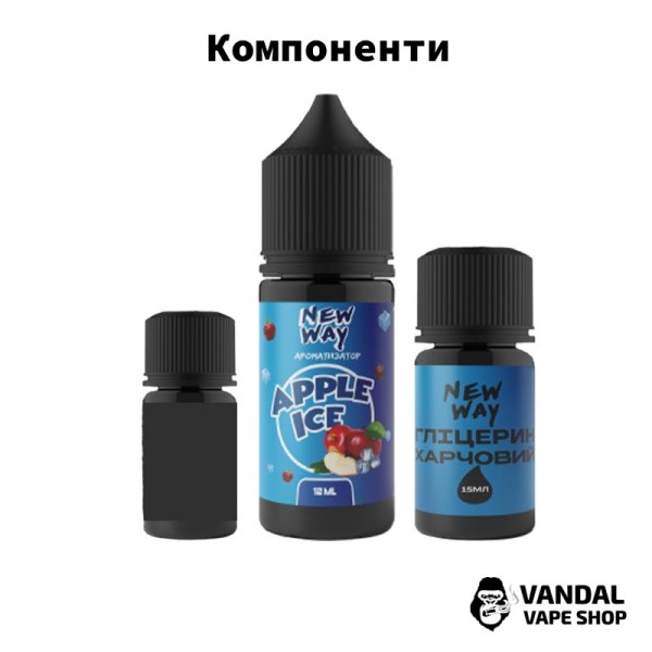 Набір для самозамісу New Way Ice 30 мл 65 мг зі смаком полуниці і ківі з холодком