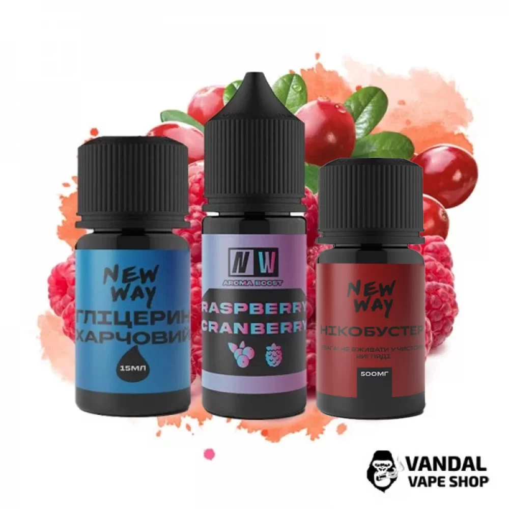 Набір для самозамісу New Way NW 30 мл 65 мг зі смаком малини і журавлини